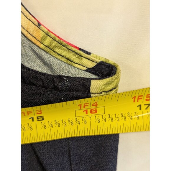 Caribbean Joe Womens Floral Sleeveless Button-Up Top Petite PS 100% Rayon - Picture 2 of 5